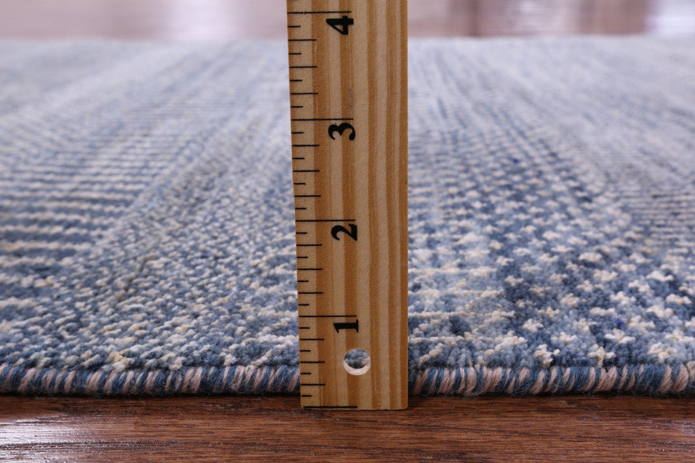 2' 11" X 5' 0" Savannah Grass Handmade Wool and Silk Rug Q11534