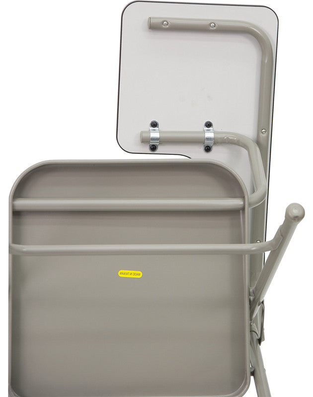Flash Furniture Premium Steel Folding Chair with Left Hand Tablet Arm