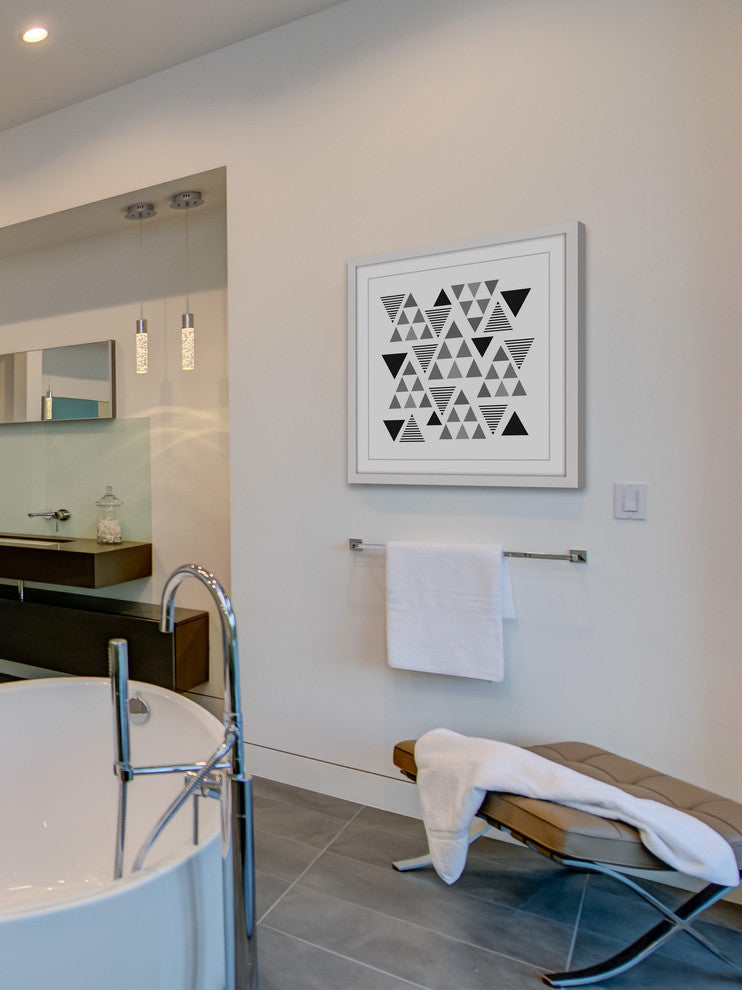 "Triangular Significance" Framed Art Print