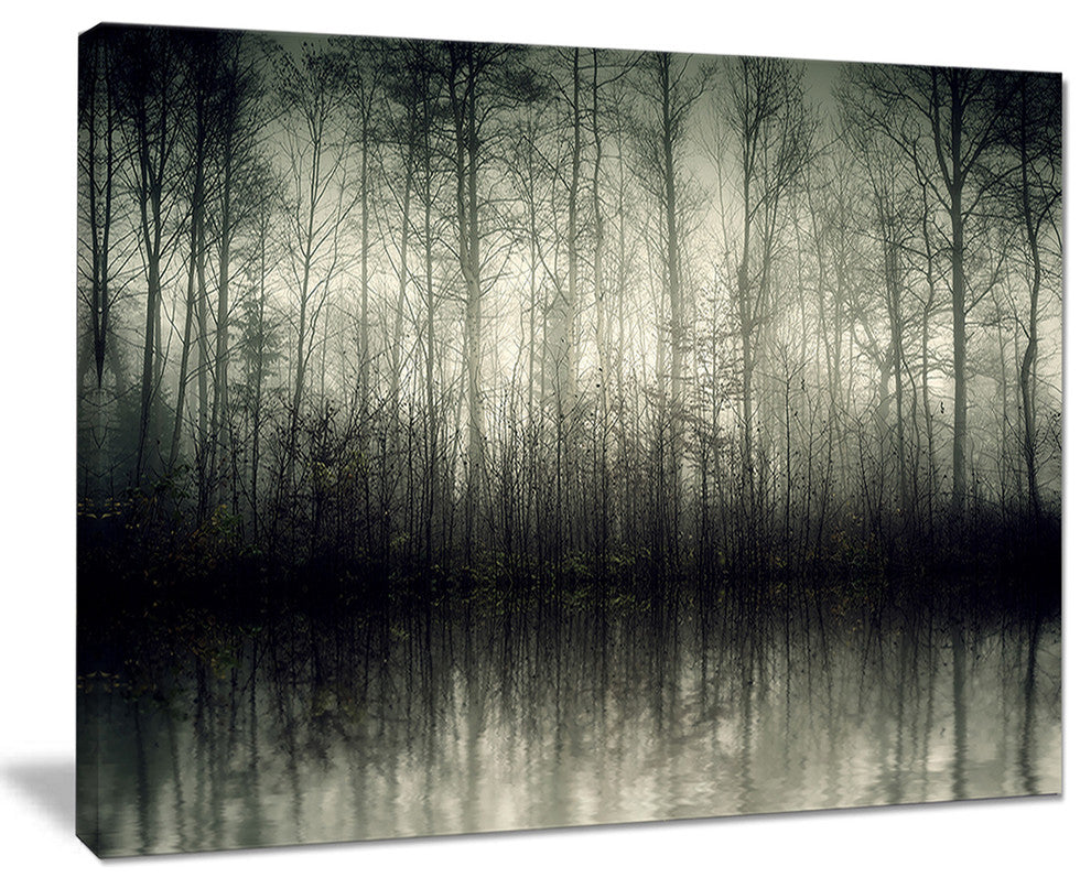 "Beautiful Gray Forest in Germany" Photograph Print, 20"x12"