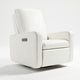 Graco Teddi Power Recliner Swivel Glider With USB, Ivory Basketweave