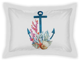 Coral Anchor Standard Sham