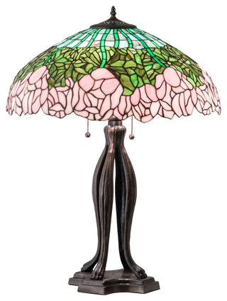 30 High Cabbage Rose Table Lamp