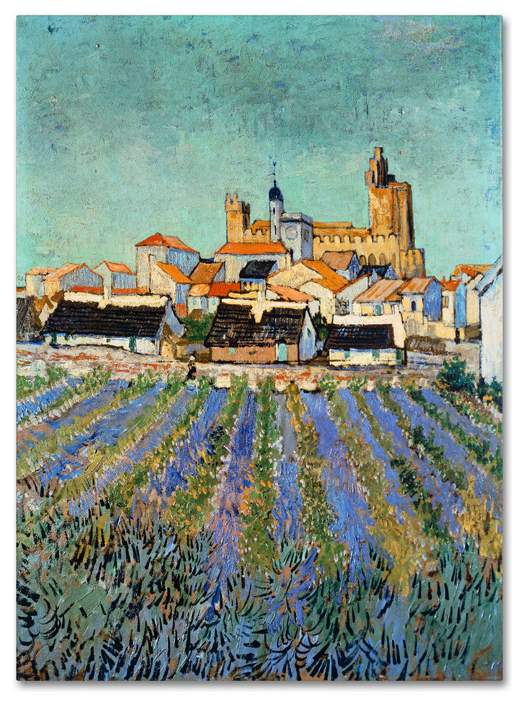 'Saintes Maries de la Mer' Canvas Art by Vincent van Gogh