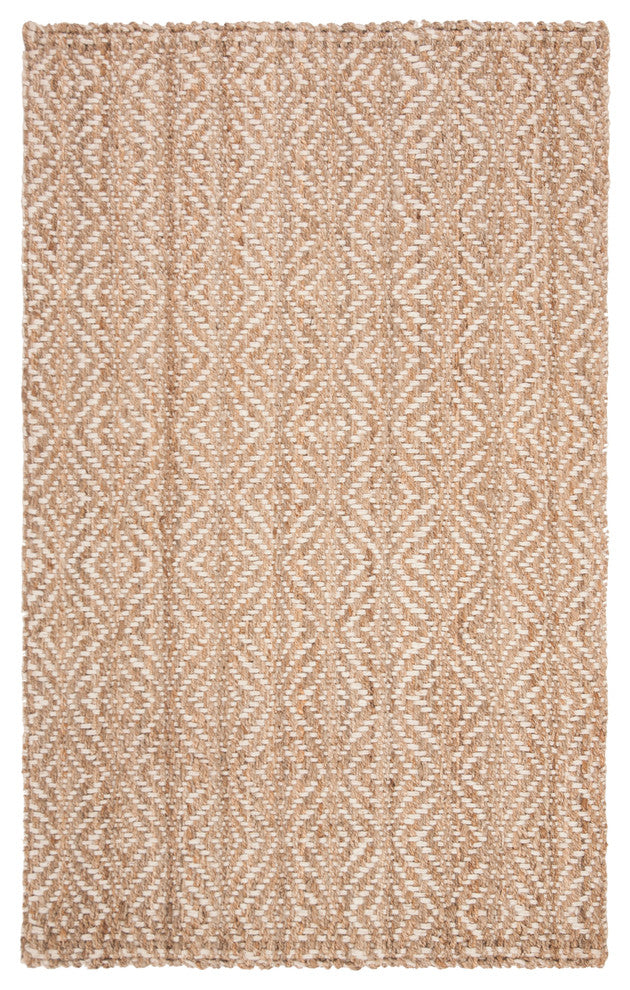 Safavieh Natural Fiber Collection NF185 Rug, Natural/Ivory, 5' X 8'