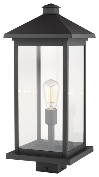 Z-Lite 531PHBXLS Portland 23" Tall Outdoor Single Head Post Light - Oil Rubbed