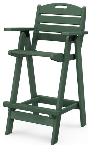 Polywood Nautical Bar Chair, Green