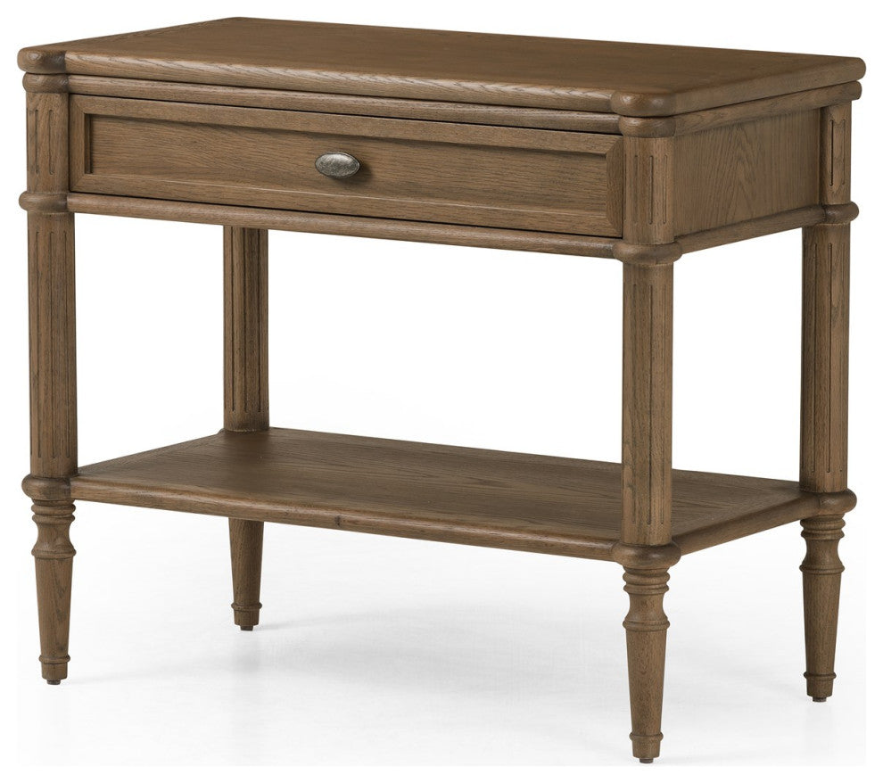 Toulouse Nightstand-Toasted Oak