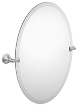 Moen DN2692BN 26" Tall Tilting Oval Mirror from the Glenshire Collection