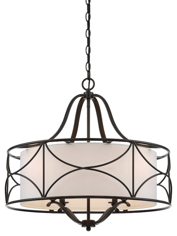 Avara 4-Light Chandelier, Oil Rubbed Bronze