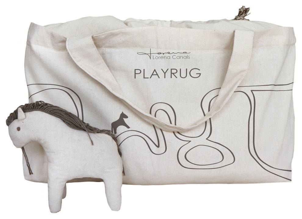 Path of Nature Machine Washable Play Rug, 4'x5'3"