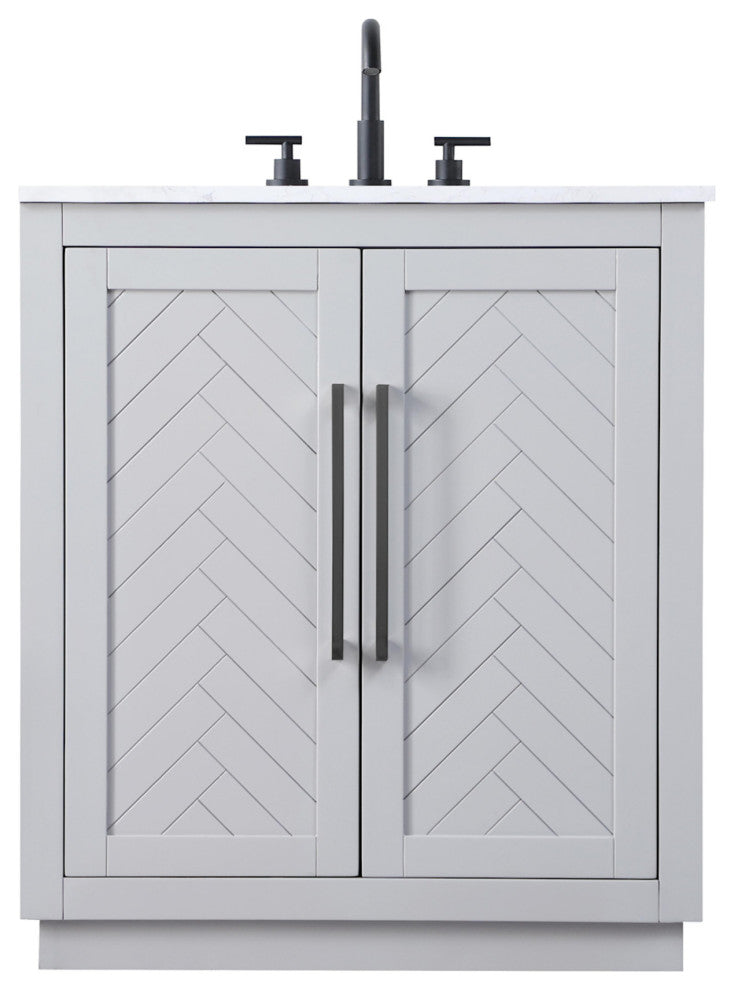 Elegant Lighting VF29030 Chase 30" - Gray