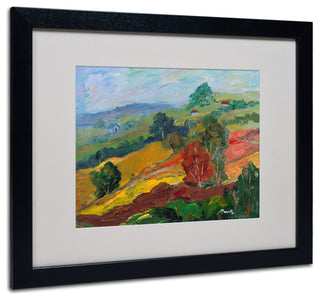 'Napa 2' Matted Framed Canvas Art by Manor Shadian