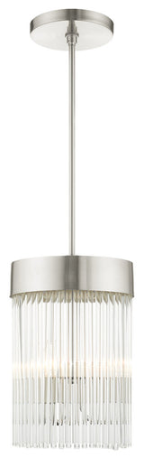 Livex Lighting Norwich 3 Light Brushed Nickel Chandelier