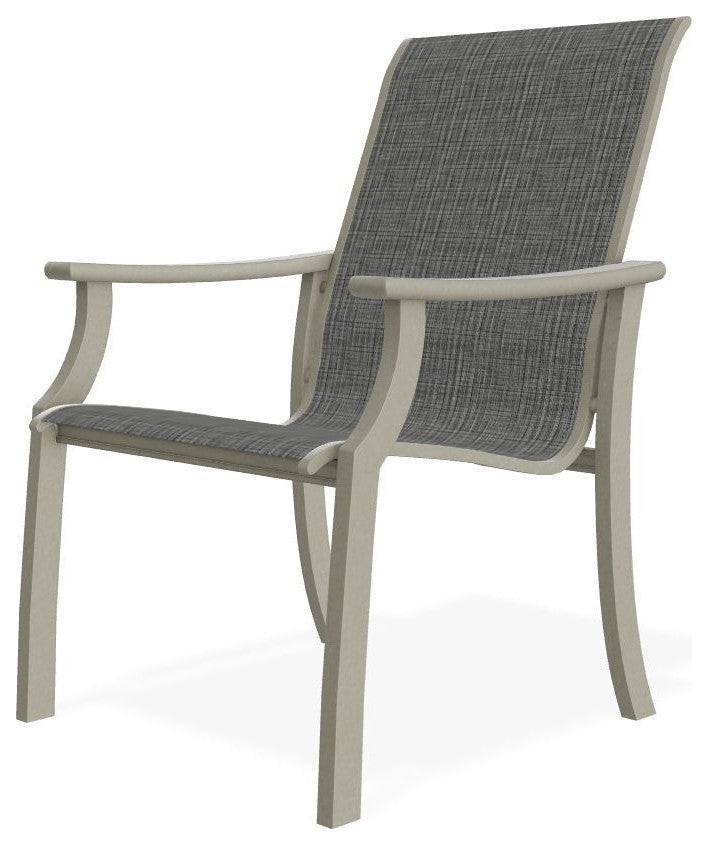 St. Catherine Sling Outdoor Armchair, Anchor/Storm