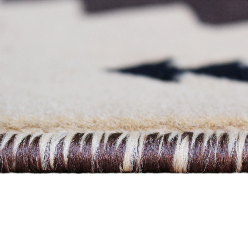 Angie Collection Runner 3' x 16' Brown Traditional Southwestern Style Area Rug