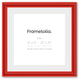 20" x 20" Cherry Red Gloss Wide Width Wall Frame