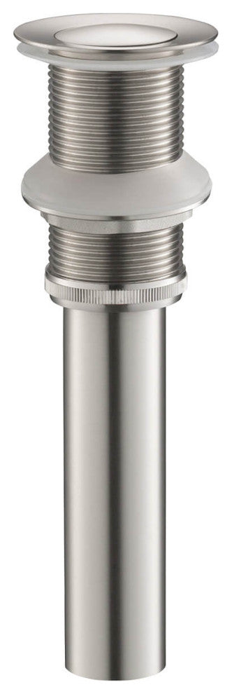 Pop-Up Drain Stopper Without Overflow, Brush Nickel