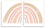 Abstract Pink Neutral Kid's Rainbow Arches Striped Patterns,10 x 15