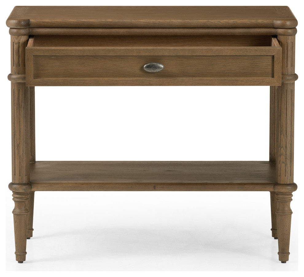 Toulouse Nightstand-Toasted Oak