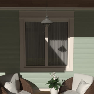 Vaxcel Lighting OD21506 Harwich 1 Light Outdoor Pendant - Textured Black