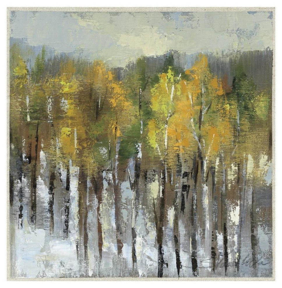 "January Landscape" Digital Paper Print by Silvia Vassileva, 26"x26"