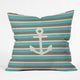 Bianca Green Anchor 1 Outdoor Throw Pillow