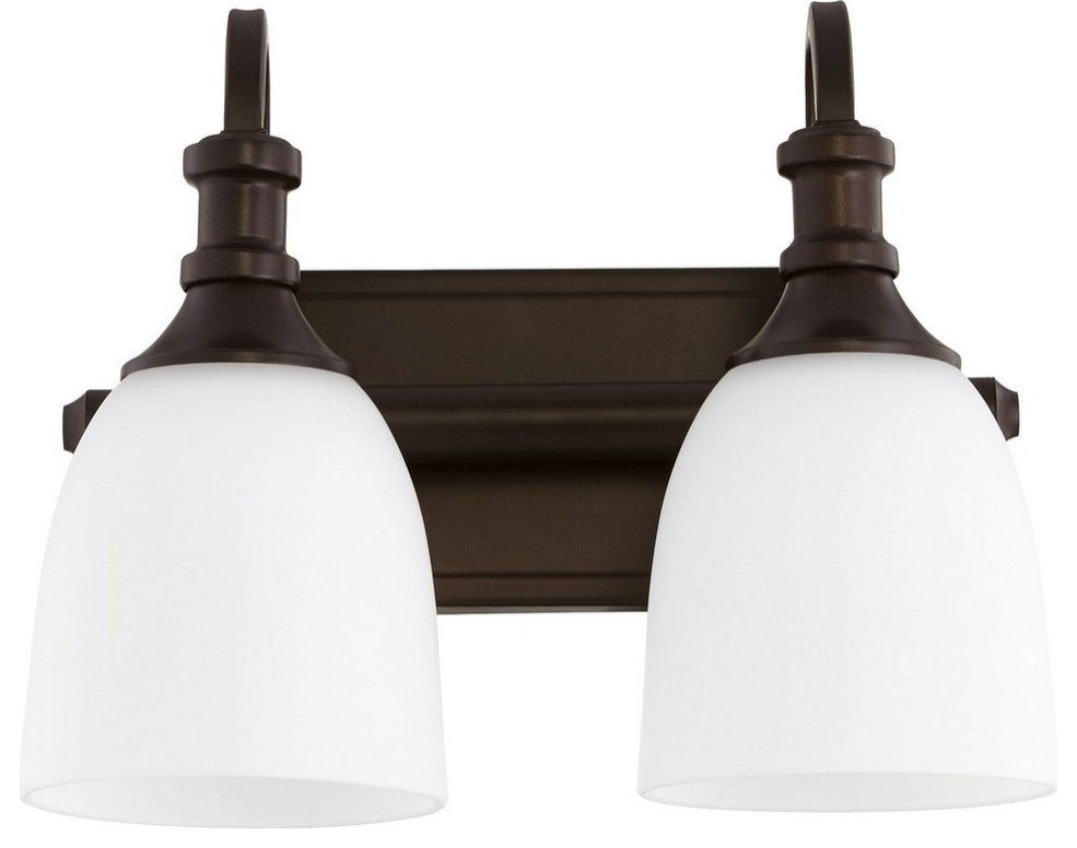 Richmond 2-Light Vanity Fixture, Aged Silver Leaf