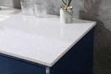 60" SIngle Bathroom Vanity, Blue