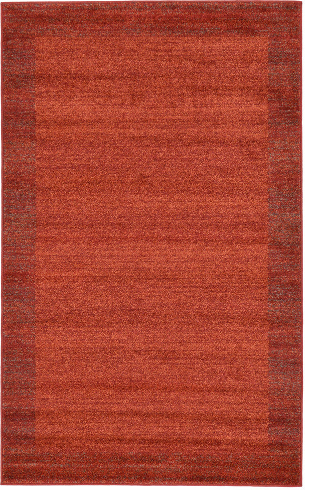 Unique Loom Terracotta Del Mar Abigail 3' 3 x 5' 3 Area Rug
