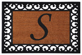 Monogram Insert Doormat 19"x25", Letter S