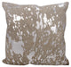 Mina Victory S6129 Throw Pillow, Grey Silver, 18" x 18"