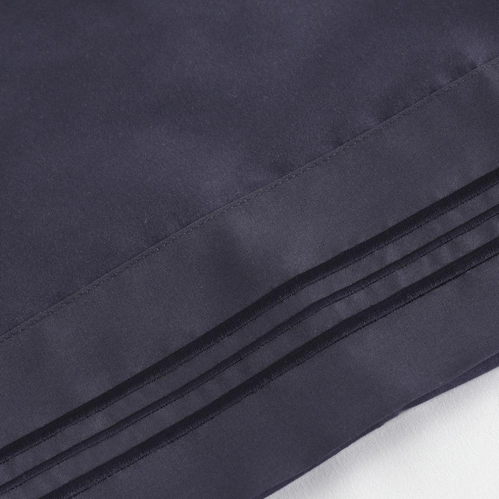 Furinno Angeland Vienne 3-Piece Microfiber Bed Sheet Set, Twin, Navy Blue