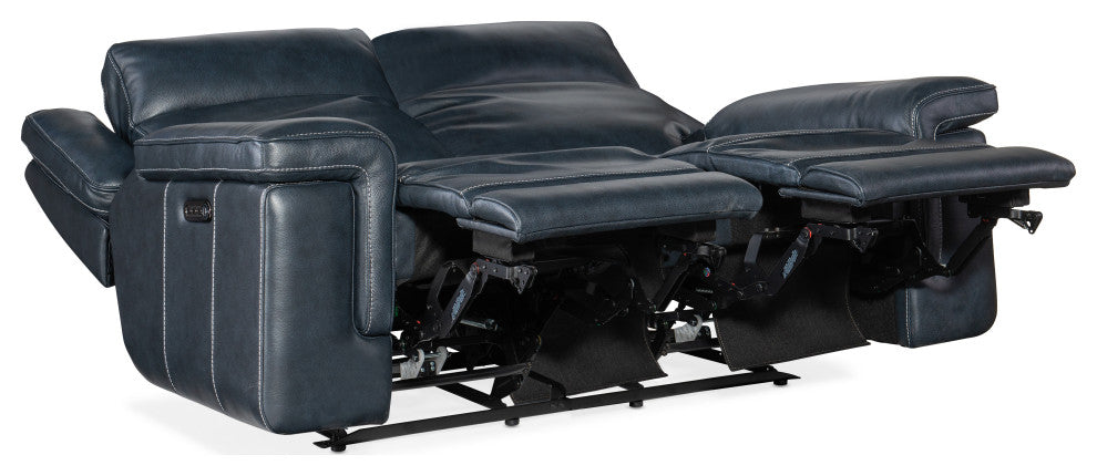 Montel Lay Flat Power Loveseat With Power Headrest and Lumbar