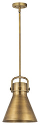 Innovations Lighting 710-1S-BB-M711-10BB-LED Cone 1 Light 10" Mini Pendant