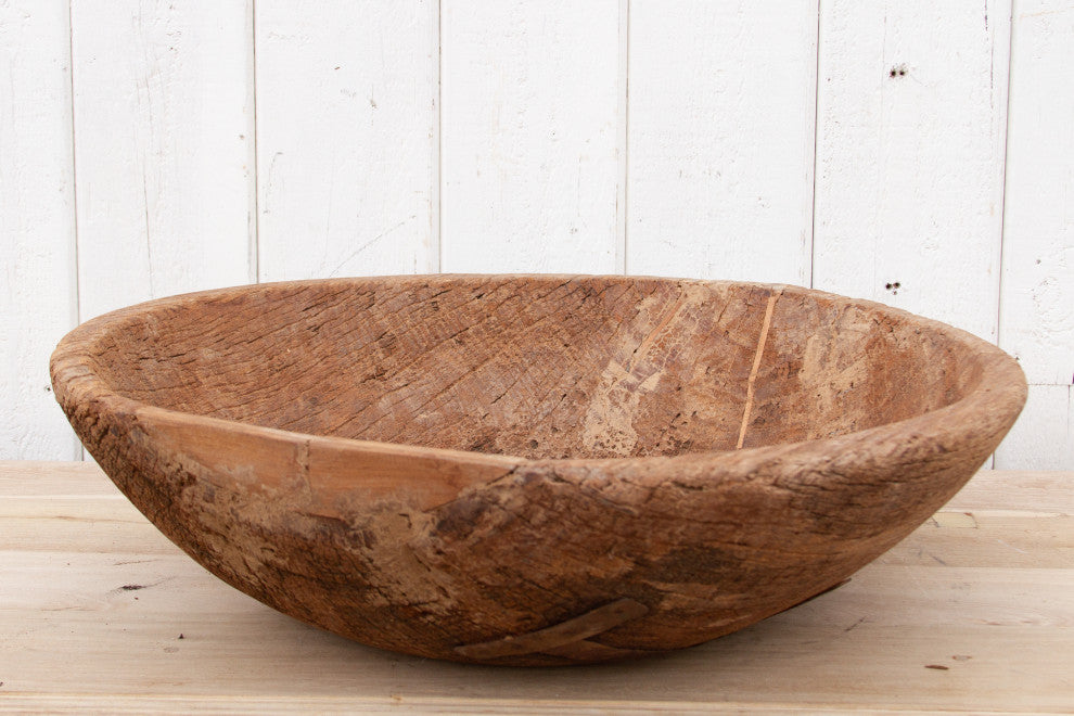 Grand French Farmhouse Dough Bowl