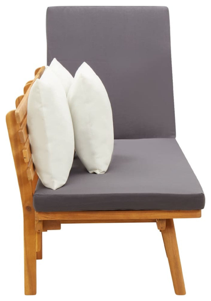 Vidaxl Day Bed 78.7"x25.6" Solid Acacia Wood