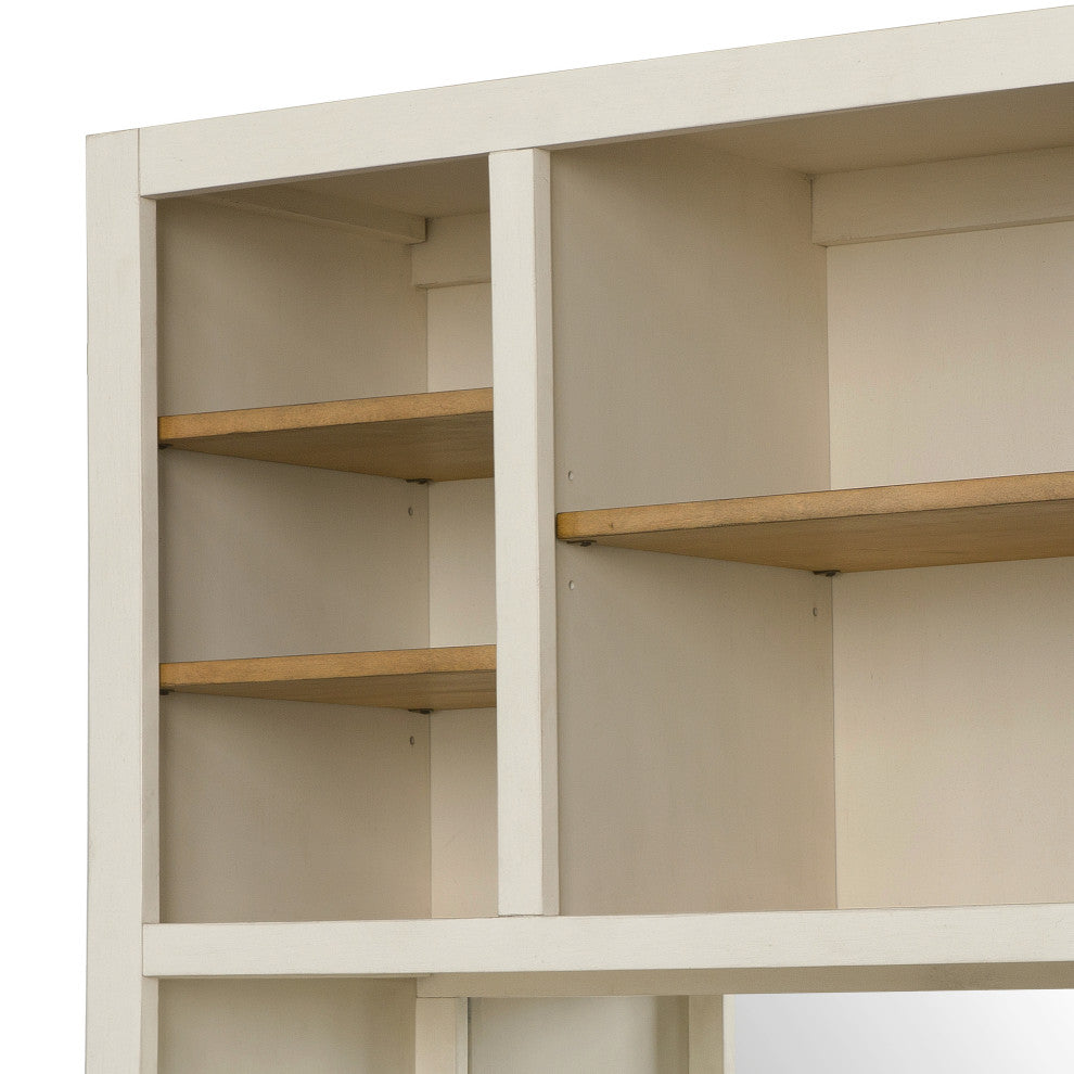 Four Drawer Coffee Bar With Shelves and Power Outlets by Pulaski Furniture