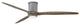 Hinkley Hover 72" Integrated LED Flush Mount Ceiling Fan, Graphite + Driftwood