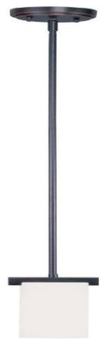 Livex Lighting 1 Light Olde Bronze Mini Pendant - 1321-67