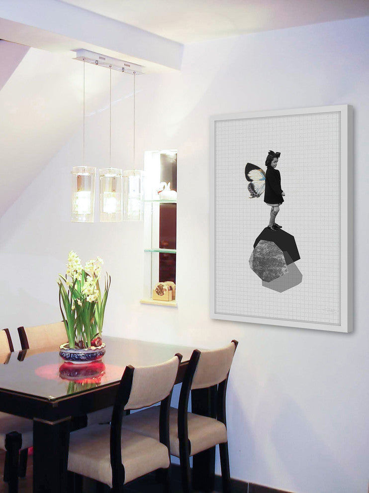 Marmont Hill, "Mariposa" by Bengoa Vazquez Framed Painting Print, 20x30