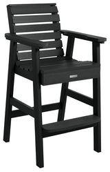Weatherly Bar Height Armchair, Black