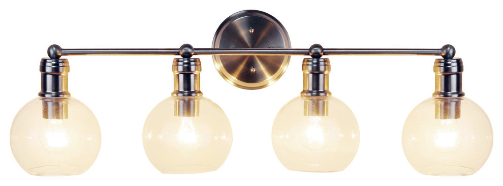 CHLOE Lighting CH6S001BN30-BL4 OXA Transitional 4 Light Nickel Vanity Bathlight