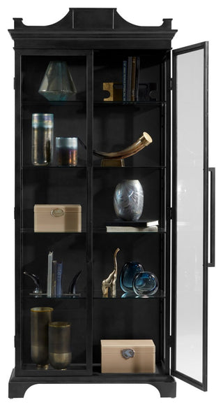 Cabinet with doors open showing interior contents; white background; not primary product image.