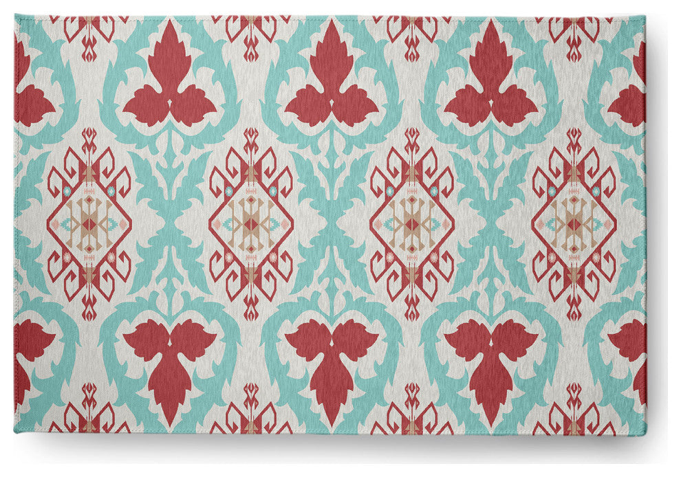 Bombay Spring Chenille Rug, Ligonberry Red, 4'x6'