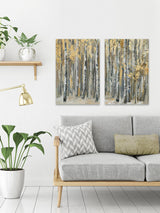 Autumn Forest Diptych, 40"x30"