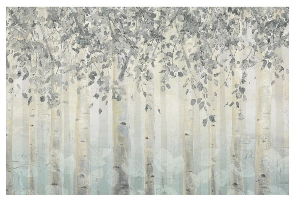 "Silver and Gray Dream Forest I" Digital Paper Print by James Wiens, 26"x18"