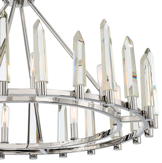 Crystorama Lighting Group WAT-B2008 Watson 8 Light 32"W Crystal - Polished