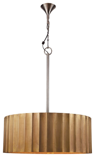 Dimond Home 985-025 Large Brass Clad Ribbed Pendant