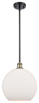 Innovations 516-1S-BAB-G121-12 1-Light Mini Pendant, Black Antique Brass